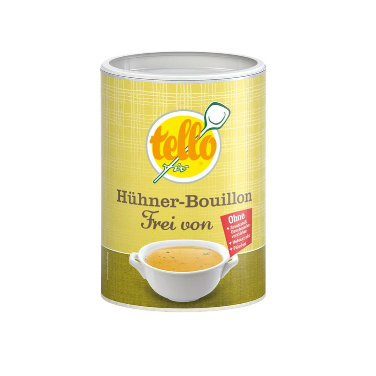 Leckere tellofix Hühner-Bouillon Frei von - 100% Geschmack, 0% Zusatzstoffe - Genuss ohne Reue! - Feinkost Delikatessen: Wurst und Fleisch Spezialitäten | Wurst-Fleisch.com