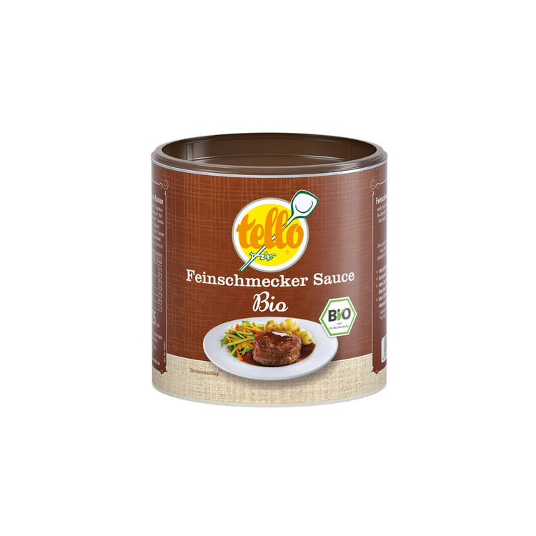 Tellofix Feinschmecker Sauce zu Braten BIO - Sämig, Geschmackvoll und Bio-zertifiziert! - Feinkost Delikatessen: Wurst und Fleisch Spezialitäten | Wurst-Fleisch.com