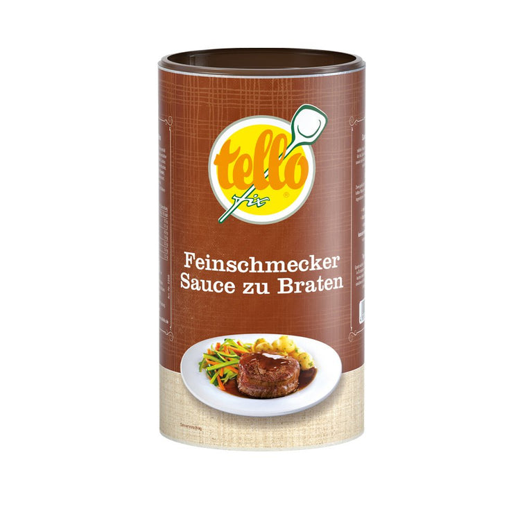 Tellofix Feinschmecker Sauce zu Braten Classic - Harmonische Zutaten für köstliche Saucenkreationen! - Feinkost Delikatessen: Wurst und Fleisch Spezialitäten | Wurst-Fleisch.com