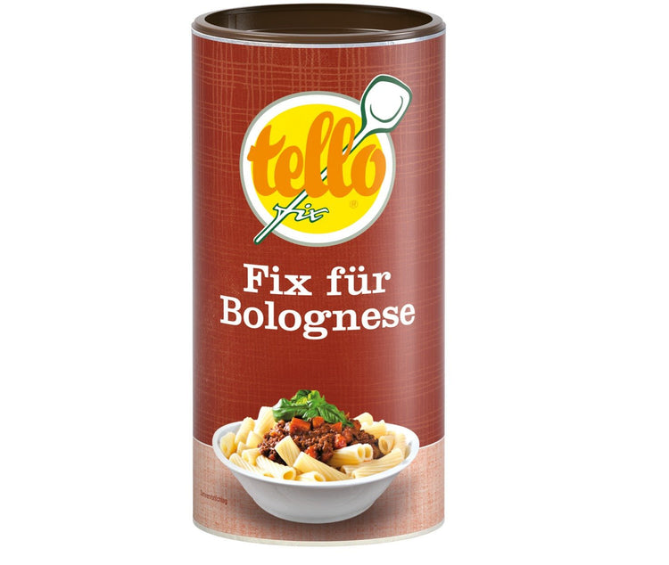 Tellofix Fix für Bolognese - Holen Sie sich den Geschmack Italiens in Ihre Küche, glutenfrei und vegan - Feinkost Delikatessen: Wurst und Fleisch Spezialitäten | Wurst-Fleisch.com