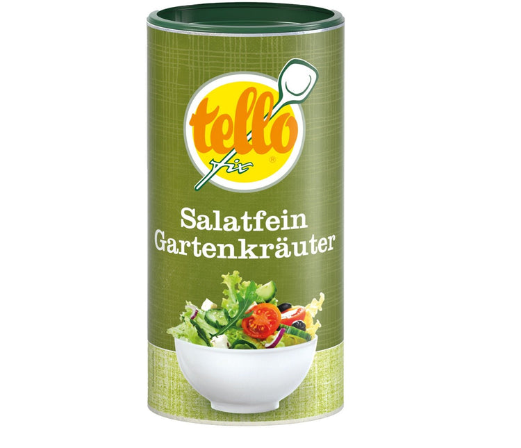 Tellofix Salatfein Gartenkräuter Dressing - Frisch, aromatisch, vegan - Feinkost Delikatessen: Wurst und Fleisch Spezialitäten | Wurst-Fleisch.com
