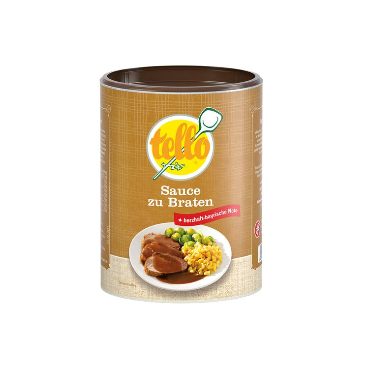 tellofix Sauce zu Braten - Herzhaft-deftiger Genuss aus Bayern | Vegan & Lactosefrei - Feinkost Delikatessen: Wurst und Fleisch Spezialitäten | Wurst-Fleisch.com