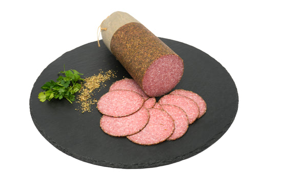 Salami im Kräutermantel - Aromatische Rohwurst mit feiner Kräutermischung (ca. 1200 g)