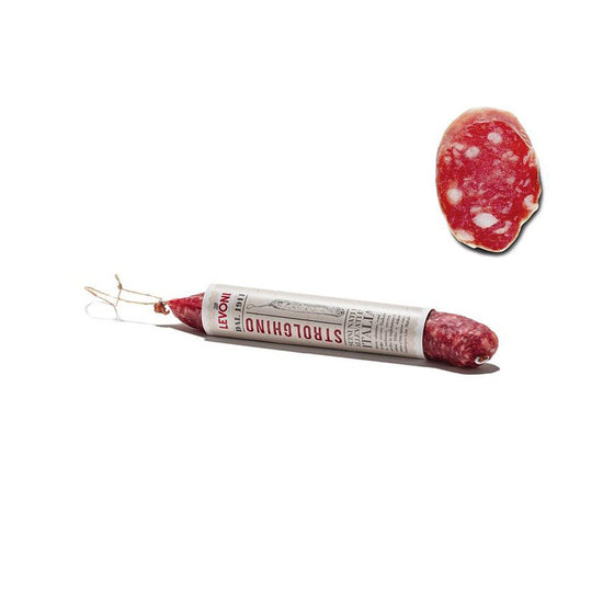 Strolghino" Salami à 0,17kg – Typische Delikatesse aus Italien mit Rubingeruch und Noten von weißem Pfeffer – Jetzt entdecken!
