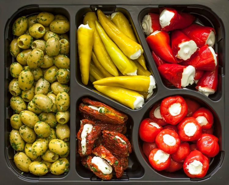 Barcelona Antipasti - gefüllter Gemüse MIX - 1500g - Verschiedene Gemüse Sorten - Feinkost Delikatessen: Wurst und Fleisch Spezialitäten | Wurst-Fleisch.com
