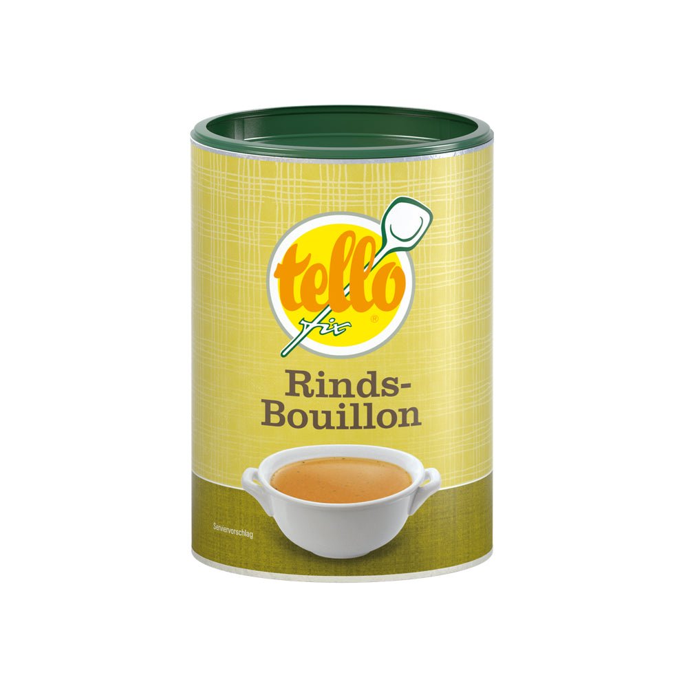 Entdecken Sie die köstliche tellofix Rinds-Bouillon: Glutenfrei, lactosefrei und kalorienarm! - Feinkost Delikatessen: Wurst und Fleisch Spezialitäten | Wurst-Fleisch.com