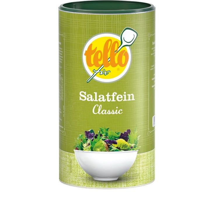 Frisches Salatvergnügen mit tellofix Salatfein Classic - Lactosefrei, Glutenfrei, Vegan! - Feinkost Delikatessen: Wurst und Fleisch Spezialitäten | Wurst-Fleisch.com