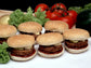 Hamburger tischfertig zubereitet - Unsere "6 Pfiffigen Mini Burger" im Hamburgerbrötchen (6x50g) - Das Beste vom Besten! - Feinkost Delikatessen: Wurst und Fleisch Spezialitäten | Wurst-Fleisch.com