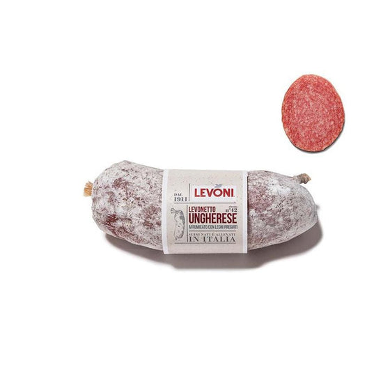 Levoni "Levonetto Ungherese" - Die unvergleichliche Premium Salami aus Italien à 0,30kg - Feinkost Delikatessen: Wurst und Fleisch Spezialitäten | Wurst-Fleisch.com