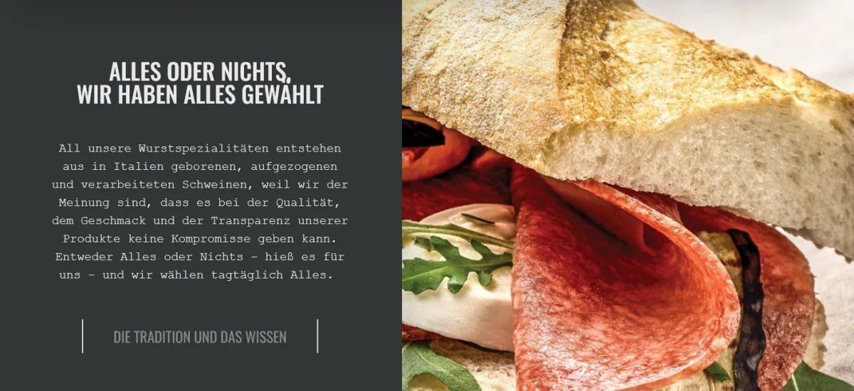 Levoni Mediterranea - Gereifte Salami aus Süditalien: Zart, würzig und voller Genuss! 1kg - Feinkost Delikatessen: Wurst und Fleisch Spezialitäten | Wurst-Fleisch.com