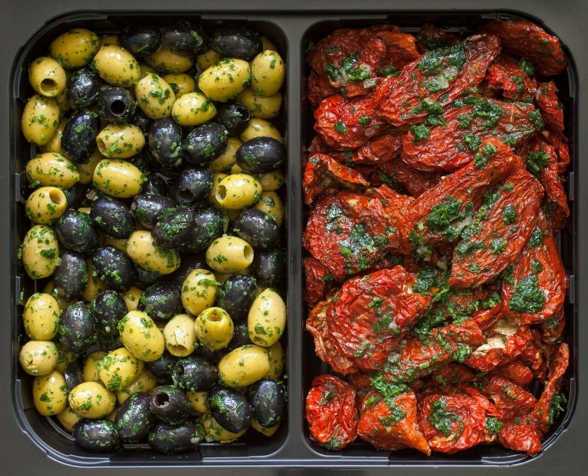 Napoli Antipasti - marinierter Gemüse MIX - 1200g - Verschiedene Gemüse Sorten - Feinkost Delikatessen: Wurst und Fleisch Spezialitäten | Wurst-Fleisch.com
