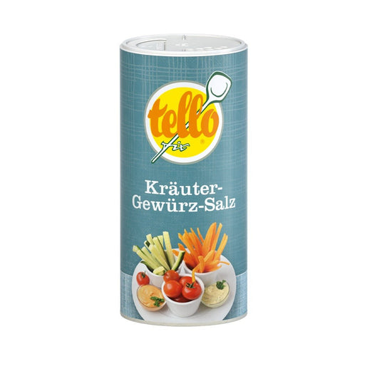 Tellofix Kräuter-Gewürz-Salz - Feine Würze für Ihre Küche, glutenfrei und vegan - Feinkost Delikatessen: Wurst und Fleisch Spezialitäten | Wurst-Fleisch.com