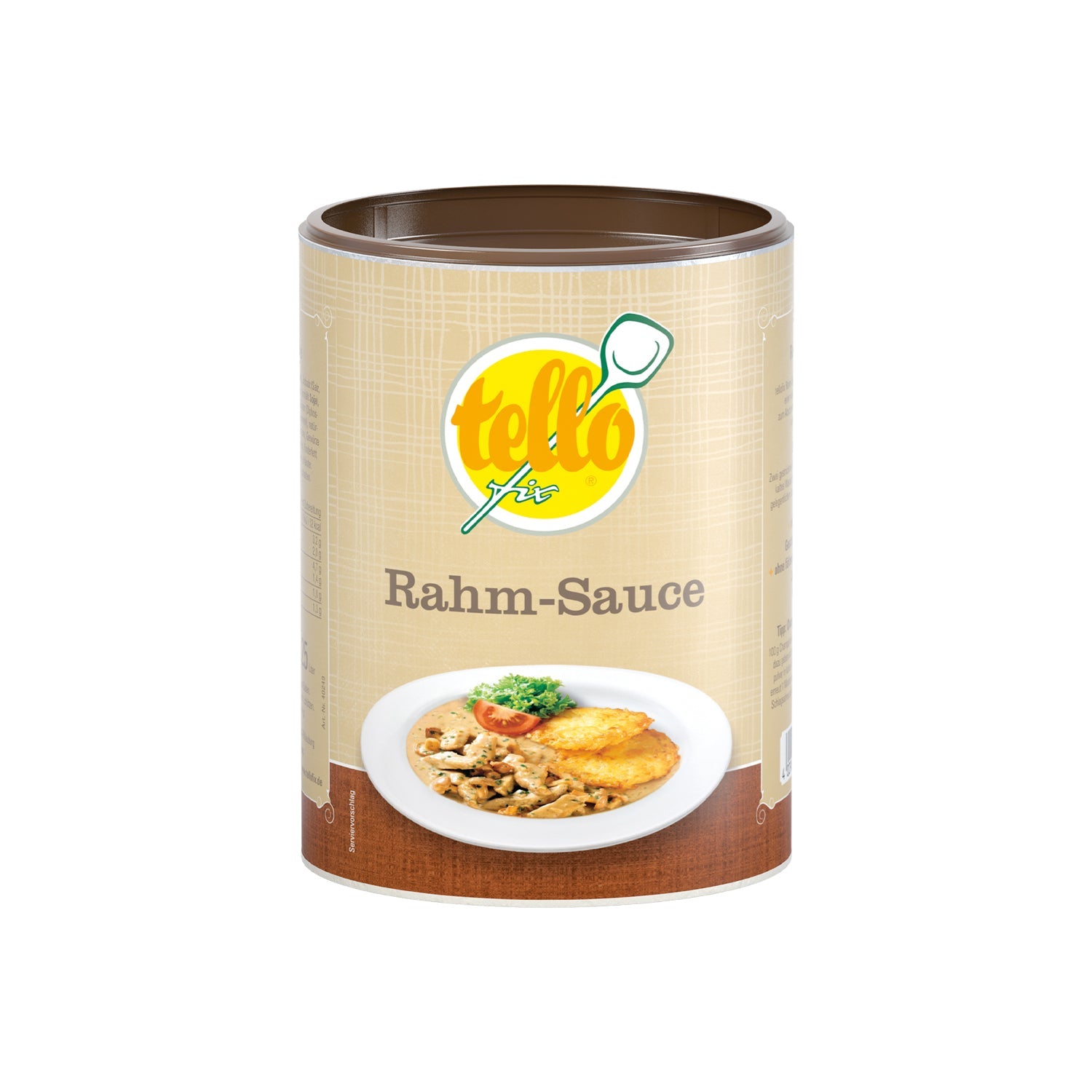 Tellofix Rahm-Sauce - Sahnige Verführung für vielseitigen Genuss | Ohne Zusatzstoffe und Geschmacksverstärker - Feinkost Delikatessen: Wurst und Fleisch Spezialitäten | Wurst-Fleisch.com