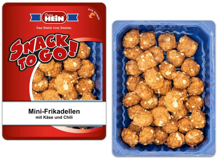 Tischfertig gebratene Mini-Frikadellen mit Cheese und Chili im Frischepack ( 0,800g) - Feinkost Delikatessen: Wurst und Fleisch Spezialitäten | Wurst-Fleisch.com